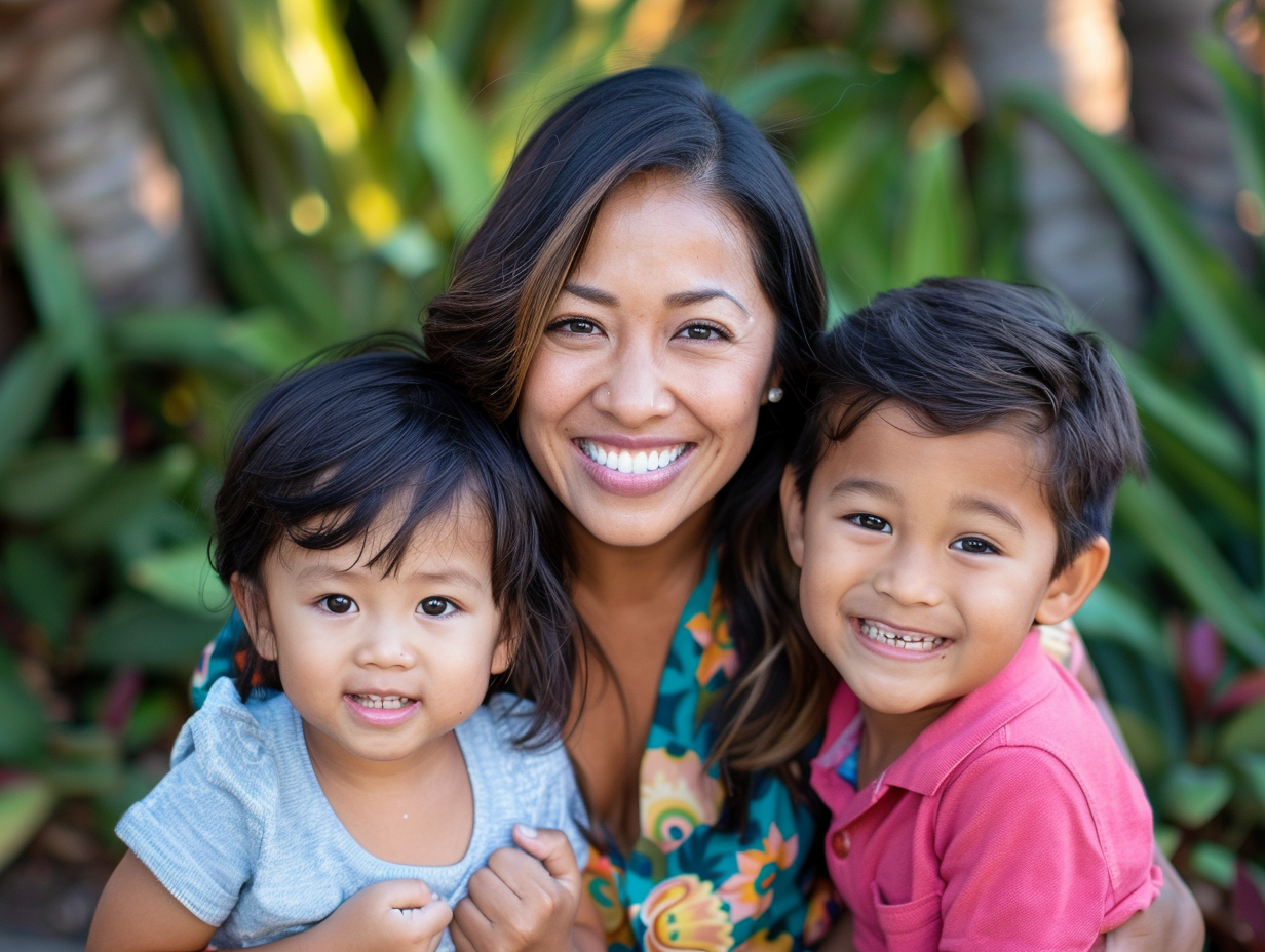 Photo Of Happy Los Angeles Mom With Her Kids Ar 35B0651c Dcff 48A0 91C1 83D7d2e9b025 0
